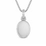 Elegant Sterling Silver Opal Ratna Pendant