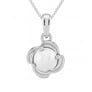 Elegant Sterling Silver Pearl Moti Ratna Pendant