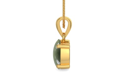 Gold Cat's Eye Pendant Fine Quality (P10)