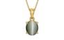 Gold Cat's Eye Pendant Fine Quality (P10)