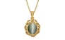 Gold Cat's Eye Pendant Fine Quality (P5)