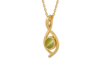 Gold Cat's Eye Pendant Limited Quality (P1)