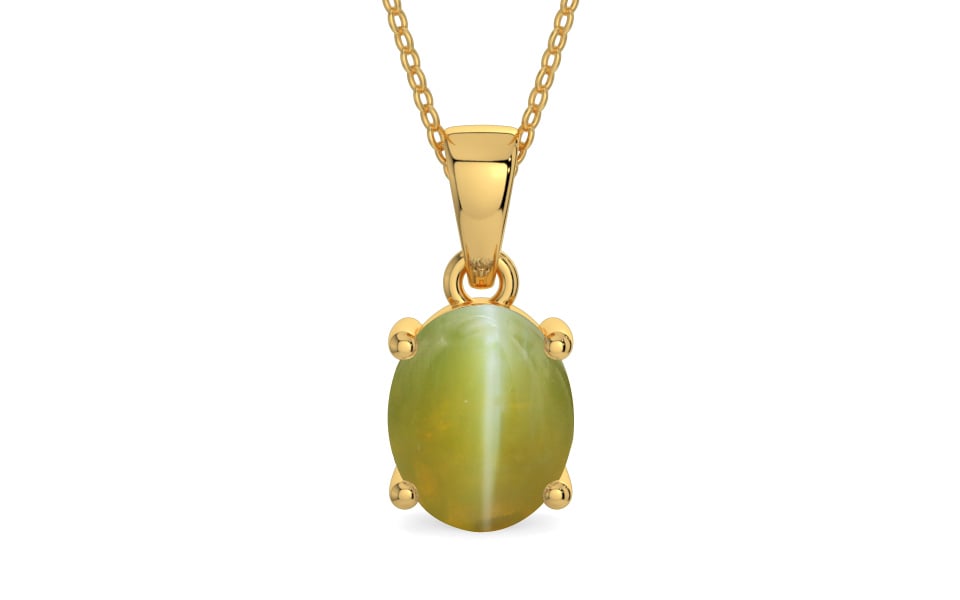 Gold Cat's Eye Pendant Limited Quality (P10)