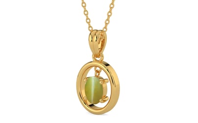 Gold Cat's Eye Pendant Limited Quality (P2)