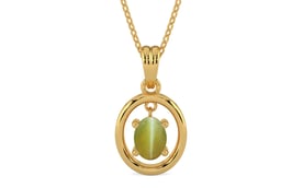 Gold Cat's Eye Pendant Limited Quality (P2)