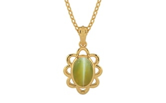 Gold Cat's Eye Pendant Limited Quality (P3)