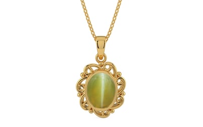 Gold Cat's Eye Pendant Limited Quality (P5)