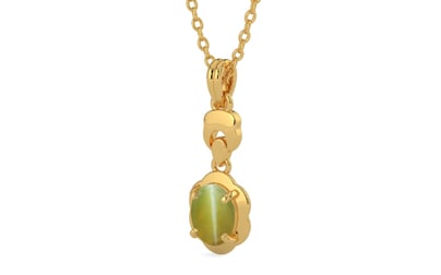 Gold Cat's Eye Pendant Limited Quality (P6)
