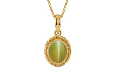 Gold Cat's Eye Pendant Limited Quality (P7)