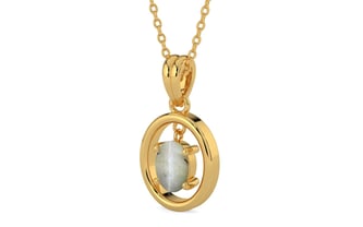 Gold Cat's Eye Pendant Prime Prime Quality (P2)