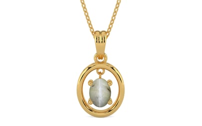 Gold Cat's Eye Pendant Prime Prime Quality (P2)