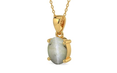 Gold Cat's Eye Pendant Prime Quality (P10)