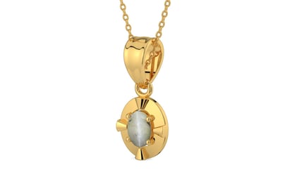 Gold Cat's Eye Pendant Prime Quality (P11)