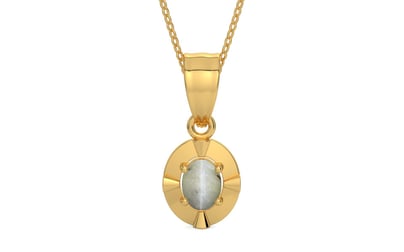 Gold Cat's Eye Pendant Prime Quality (P11)