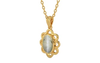 Gold Cat's Eye Pendant Prime Quality (P3)
