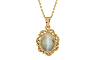 Gold Cat's Eye Pendant Prime Quality (P5)