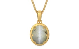 Gold Cat's Eye Pendant Prime Quality (P8)