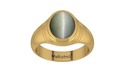 Gold Cat's Eye Ring Fine Quality (R7)