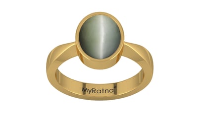 Gold Cat's Eye Ring Fine Quality (R9)