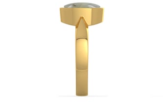 Gold Cat's Eye Ring Prime Quality (R9)