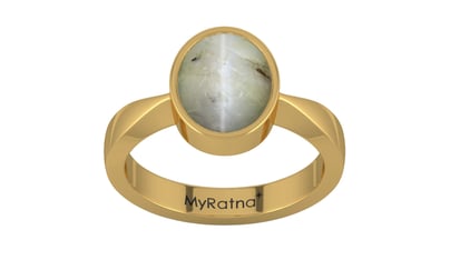 Gold Cat's Eye Ring Prime Quality (R9)