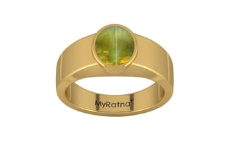 Gold Cat's Eye Ring Rare Quality (R10)