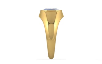 Gold Ceylon Blue Sapphire Ring Fine Quality (R12)