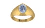 Gold Ceylon Blue Sapphire Ring Fine Quality (R12)