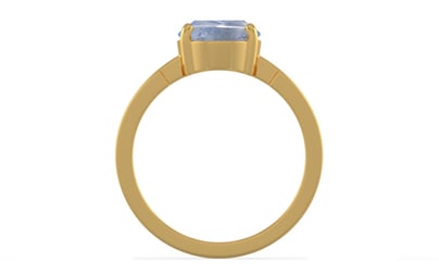 Gold Ceylon Blue Sapphire Ring Fine Quality (R8)