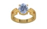 Gold Ceylon Blue Sapphire Ring Fine Quality (R8)