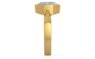 Gold Ceylon Blue Sapphire Ring Fine Quality (R9)