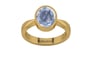 Gold Ceylon Blue Sapphire Ring Fine Quality (R9)