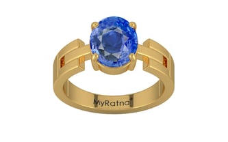 blue sapphire gold ring | mens gold ring with blue sapphire