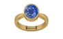 Gold Ceylon Blue Sapphire Ring Limited Quality (R9)