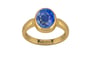 Gold Ceylon Blue Sapphire Ring Prime Quality (R6)