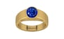 Gold Ceylon Blue Sapphire Ring Rare Quality (R10)