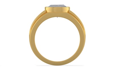 Gold Ceylon White Sapphire Ring Fine Quality (R1)