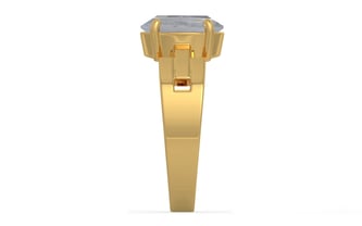 Gold Ceylon White Sapphire Ring Fine Quality (R8)