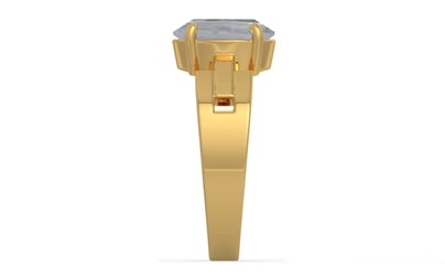 Gold Ceylon White Sapphire Ring Fine Quality (R8)