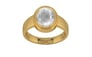 Gold Ceylon White Sapphire Ring Limited Quality (R3)