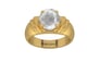 Gold Ceylon White Sapphire Ring Limited Quality (R4)