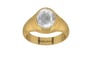 Gold Ceylon White Sapphire Ring Limited Quality (R7)