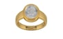 Gold Ceylon White Sapphire Ring Prime Quality (R3)