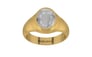 Gold Ceylon White Sapphire Ring Prime Quality (R7)