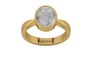 Gold Ceylon White Sapphire Ring Prime Quality (R9)