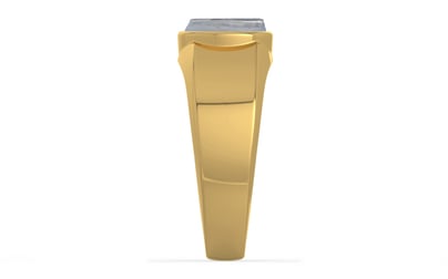 Gold Ceylon White Sapphire Ring Rare Quality (R10)