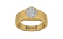 Gold Ceylon White Sapphire Ring Rare Quality (R10)