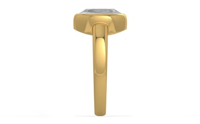 Gold Ceylon White Sapphire Ring Rare Quality (R6)