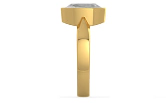 Gold Ceylon White Sapphire Ring Rare Quality (R9)