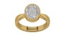 Gold Ceylon White Sapphire Ring Rare Quality (R9)